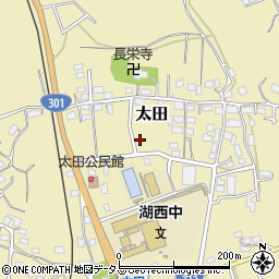 静岡県湖西市太田200周辺の地図