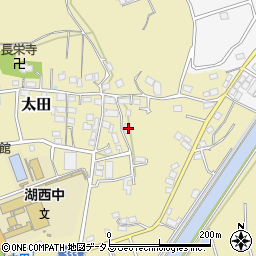 静岡県湖西市太田264周辺の地図