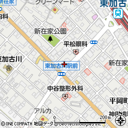 兵庫県加古川市平岡町新在家2丁目275周辺の地図