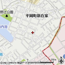 兵庫県加古川市平岡町新在家2065-102周辺の地図