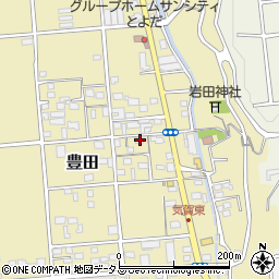静岡県磐田市豊田58周辺の地図