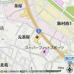 愛知トヨタＥＡＳＴ　豊橋東店周辺の地図