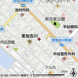 兵庫県加古川市平岡町新在家129周辺の地図