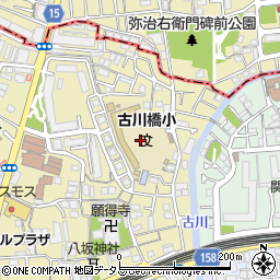 大阪府門真市御堂町18周辺の地図