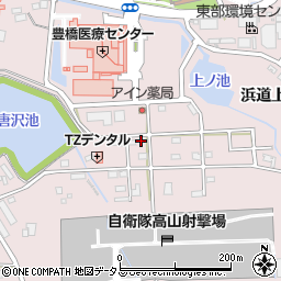 愛知県豊橋市飯村町高山185周辺の地図