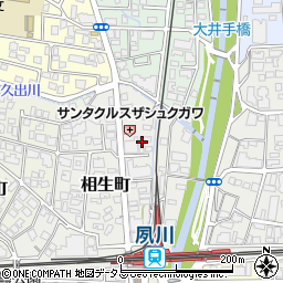 兵庫県西宮市相生町8周辺の地図