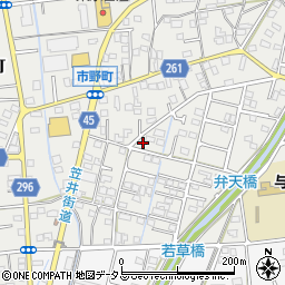静岡県浜松市中央区市野町1492周辺の地図