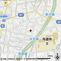 静岡県浜松市中央区市野町1427周辺の地図