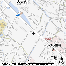 兵庫県加古川市野口町古大内59-1周辺の地図