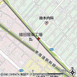 福東緑地トイレ１周辺の地図