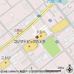 １００円ショップセリア豊橋神野店周辺の地図