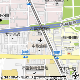 兵庫県尼崎市神崎町22-24周辺の地図
