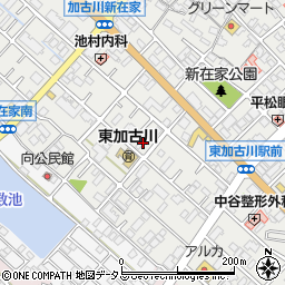 兵庫県加古川市平岡町新在家193-1周辺の地図