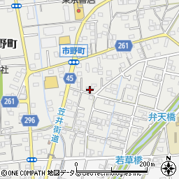 静岡県浜松市中央区市野町1534周辺の地図