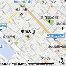 兵庫県加古川市平岡町新在家193-9周辺の地図