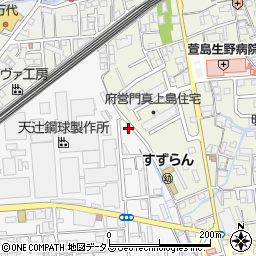 大阪府門真市上野口町2-7周辺の地図