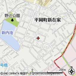 兵庫県加古川市平岡町新在家2065-18周辺の地図
