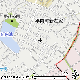 兵庫県加古川市平岡町新在家2065-19周辺の地図