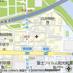 兵庫県尼崎市額田町16周辺の地図