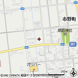 静岡県浜松市中央区市野町2221周辺の地図