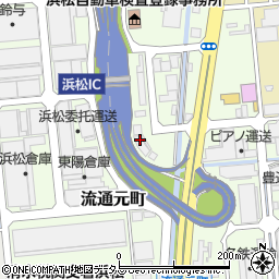 静岡県浜松市中央区流通元町12周辺の地図