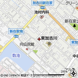 兵庫県加古川市平岡町新在家183-6周辺の地図
