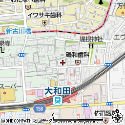タイムズ大和田第６駐車場周辺の地図