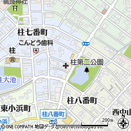 愛知県豊橋市柱七番町42周辺の地図