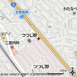 兵庫県加古川市平岡町つつじ野1-58周辺の地図