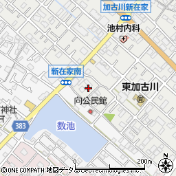 兵庫県加古川市平岡町新在家432-1周辺の地図
