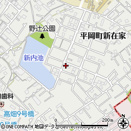 兵庫県加古川市平岡町新在家1958-17周辺の地図