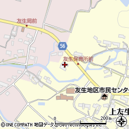 友生保育園周辺の地図