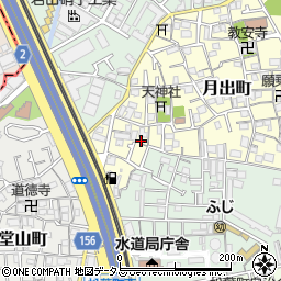 大阪府門真市月出町25-33周辺の地図