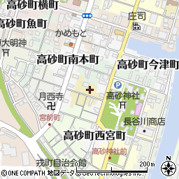 兵庫県高砂市高砂町猟師町周辺の地図