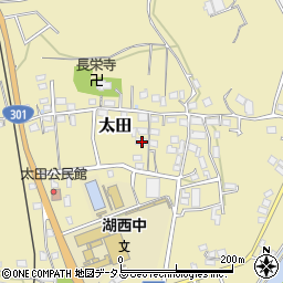 静岡県湖西市太田229周辺の地図