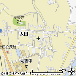 静岡県湖西市太田191-1周辺の地図