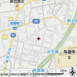 静岡県浜松市中央区市野町1434周辺の地図