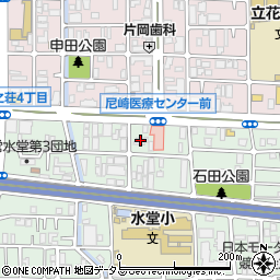 宮野医療器阪神営業所周辺の地図