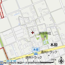 静岡県袋井市木原248-7周辺の地図