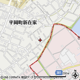 兵庫県加古川市平岡町新在家2021-6周辺の地図