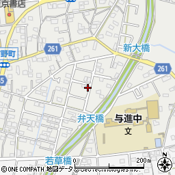 静岡県浜松市中央区市野町1439周辺の地図