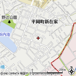 兵庫県加古川市平岡町新在家2065-83周辺の地図