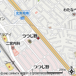兵庫県加古川市平岡町つつじ野1-1周辺の地図