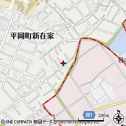 兵庫県加古川市平岡町新在家2021-5周辺の地図