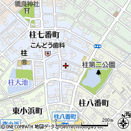 愛知県豊橋市柱七番町46周辺の地図