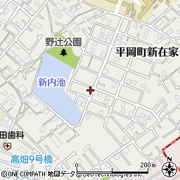 兵庫県加古川市平岡町新在家1958周辺の地図