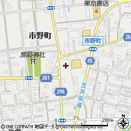 静岡県浜松市中央区市野町1627周辺の地図