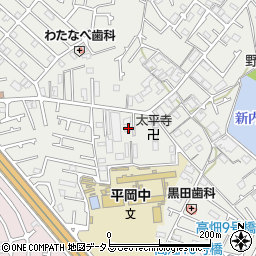 兵庫県加古川市平岡町新在家1813-4周辺の地図