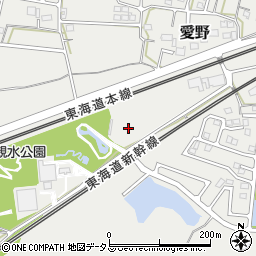 静岡県袋井市愛野3123周辺の地図