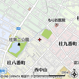 愛知県豊橋市柱八番町5周辺の地図